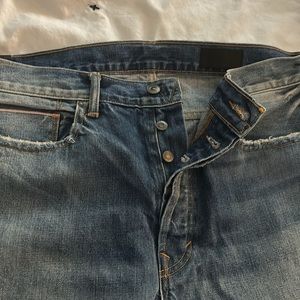 Vince Cotton, jeans raw edge, craftsman wash no stretch